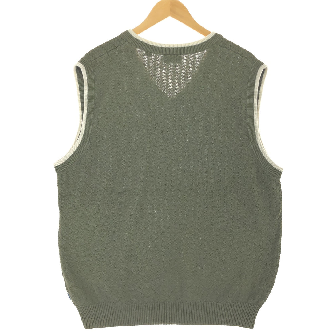 Dockers DOCKERS TOUR V-neck acrylic knit vest Men's L size /eaa463506