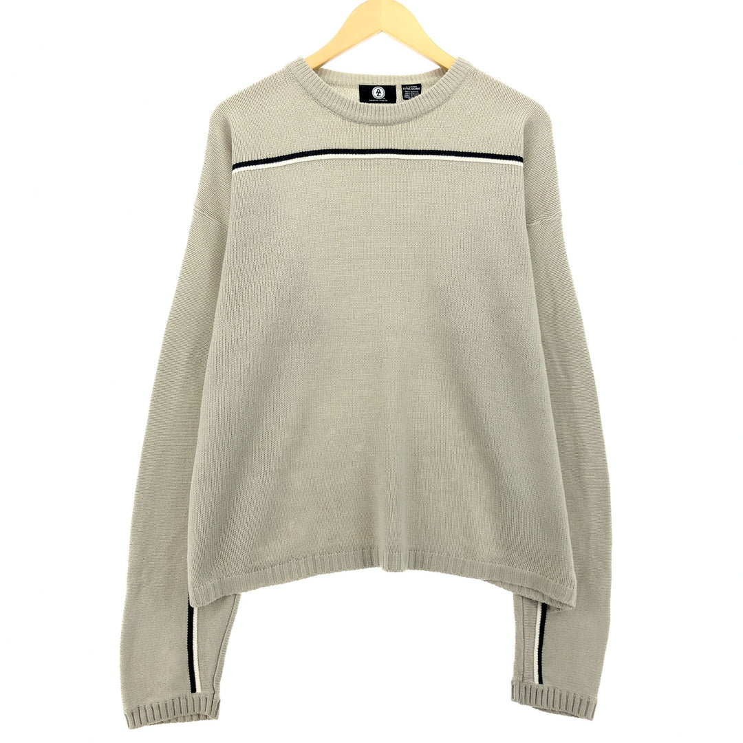 ARIZONA JEAN CO. Acrylic Knit Sweater, Men's Size XL acrylic Beige type Vintage Second Hand