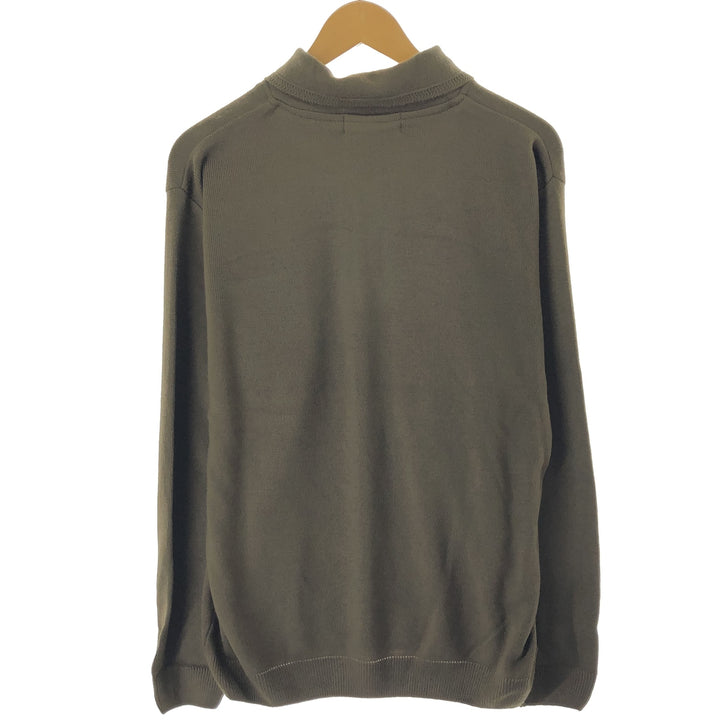 OSWAL Polo Knit Sweater, Men's Size L unclear brown type Vintage Second Hand