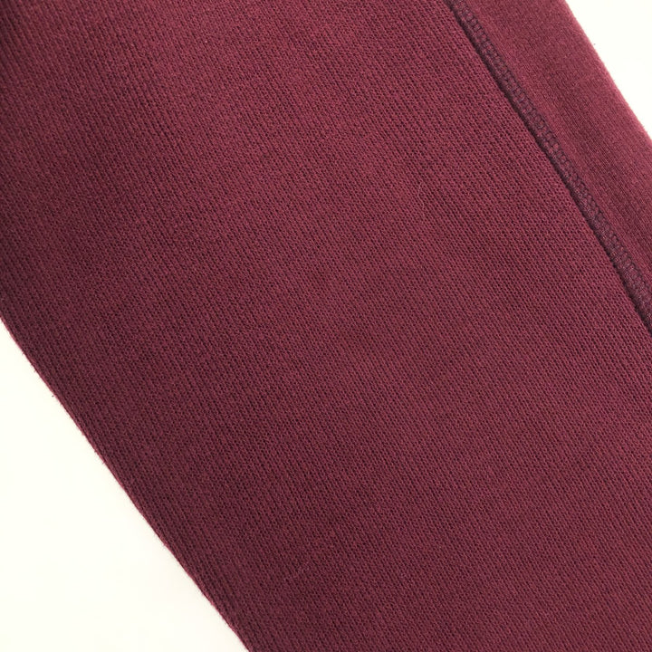 Eddie Bauer Cotton Knit Half Zip Sweater, Men's XL cotton burgundy type Vintage Second Hand