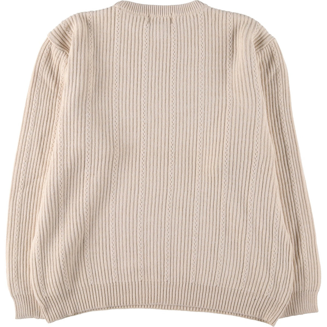 90'S Ralph Lauren CHAPS cotton knit sweater, men's size L, vintage / eaa463786