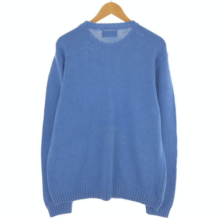 90'S Ralph Lauren CHAPS cotton knit sweater, men's size L, vintage / eaa463791