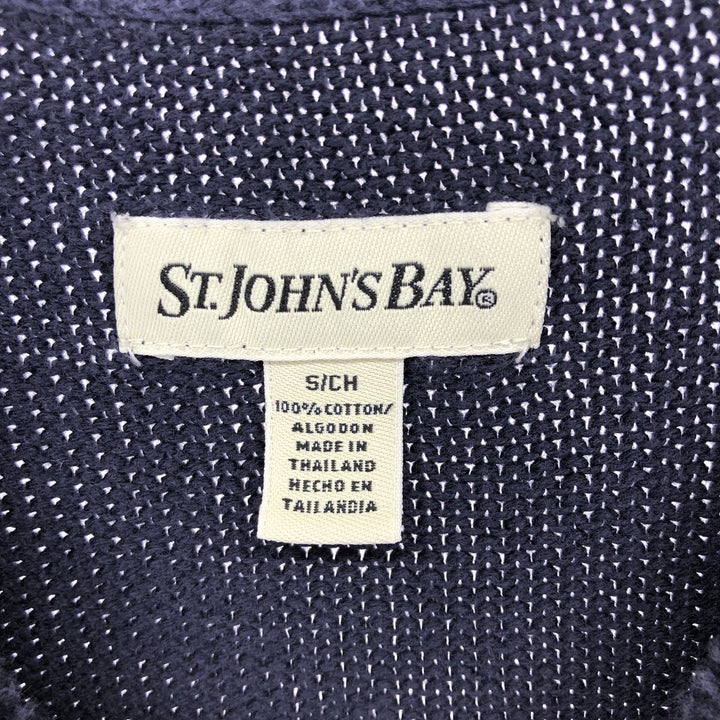 ST JOHN'S BAY V-neck cotton knit vest, men's size S /eaa463808