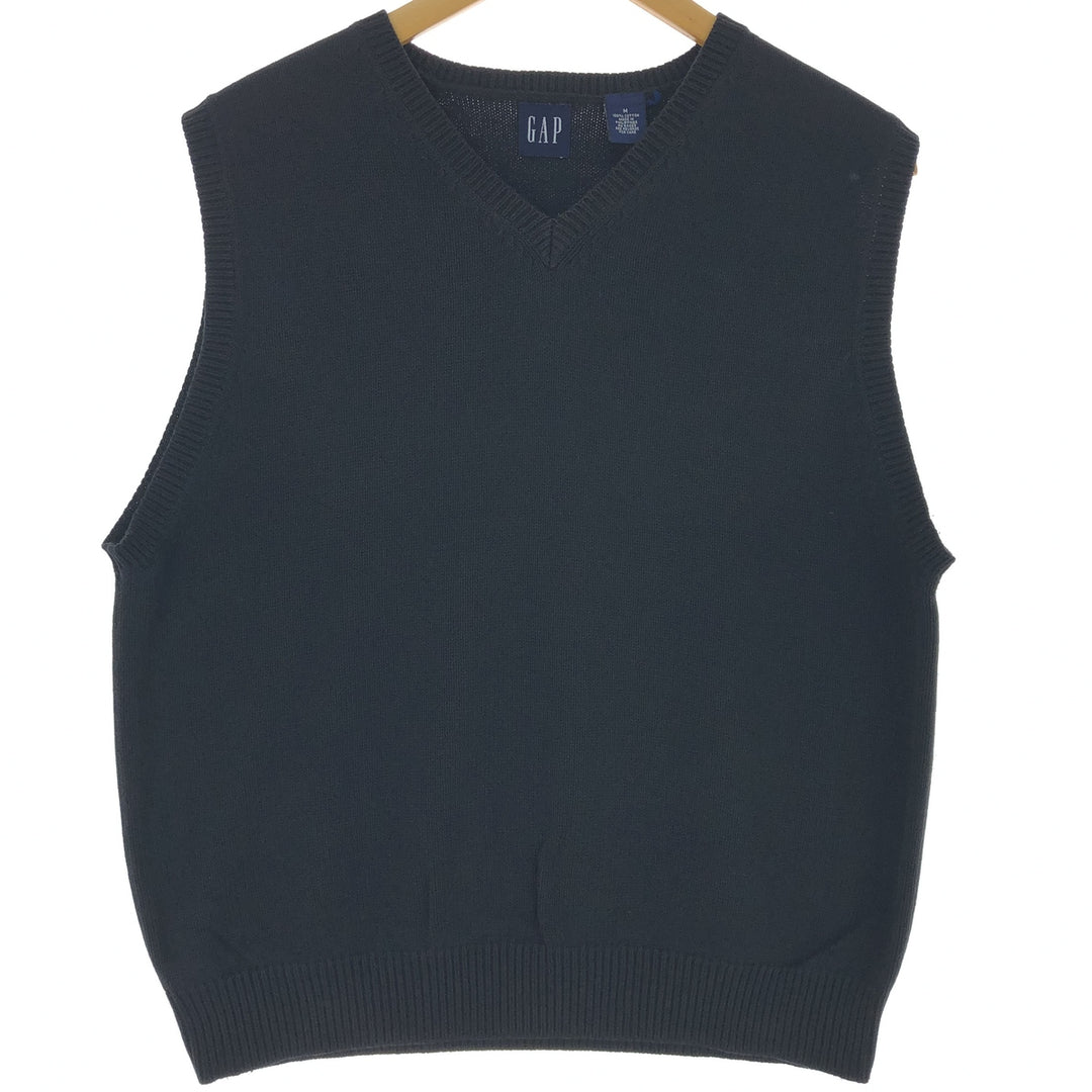 GAP V-neck cotton knit vest, men's size M / eaa463814