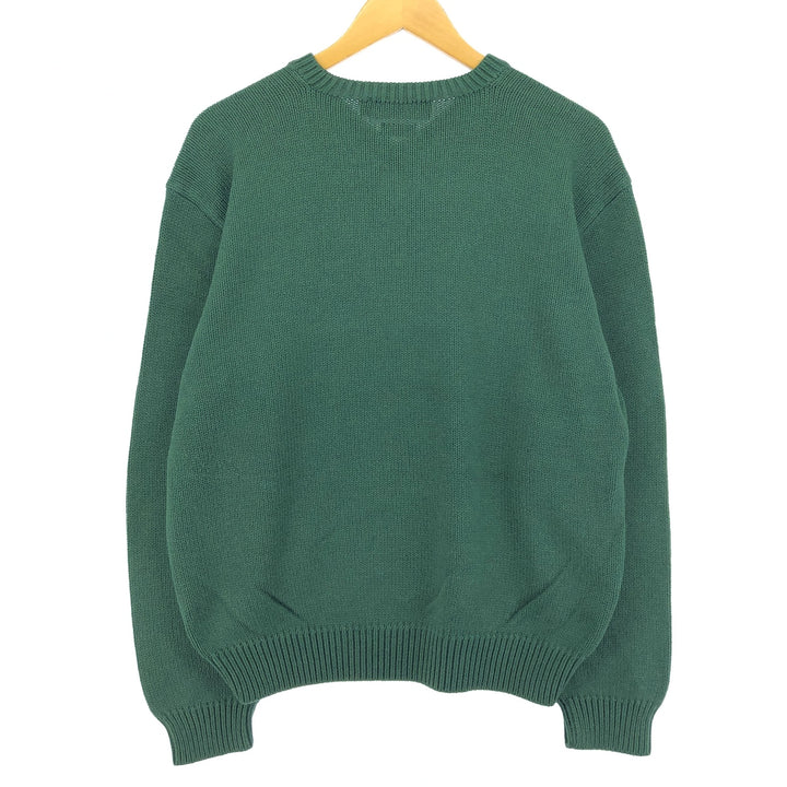 Ralph Lauren POLO by Ralph Lauren V-neck cotton knit sweater, men's size L / eaa463902