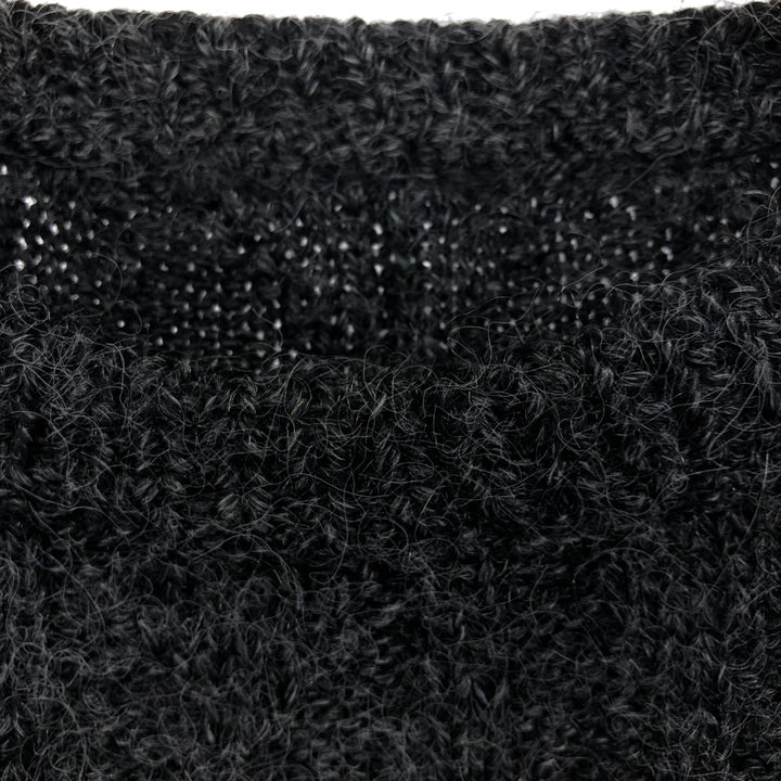 Knit sweater, men's size M unclear Charcoal Vintage Second Hand