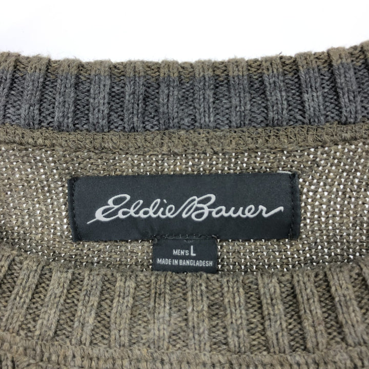Eddie Bauer Cotton Knit Sweater Men's Size L / eaa463928