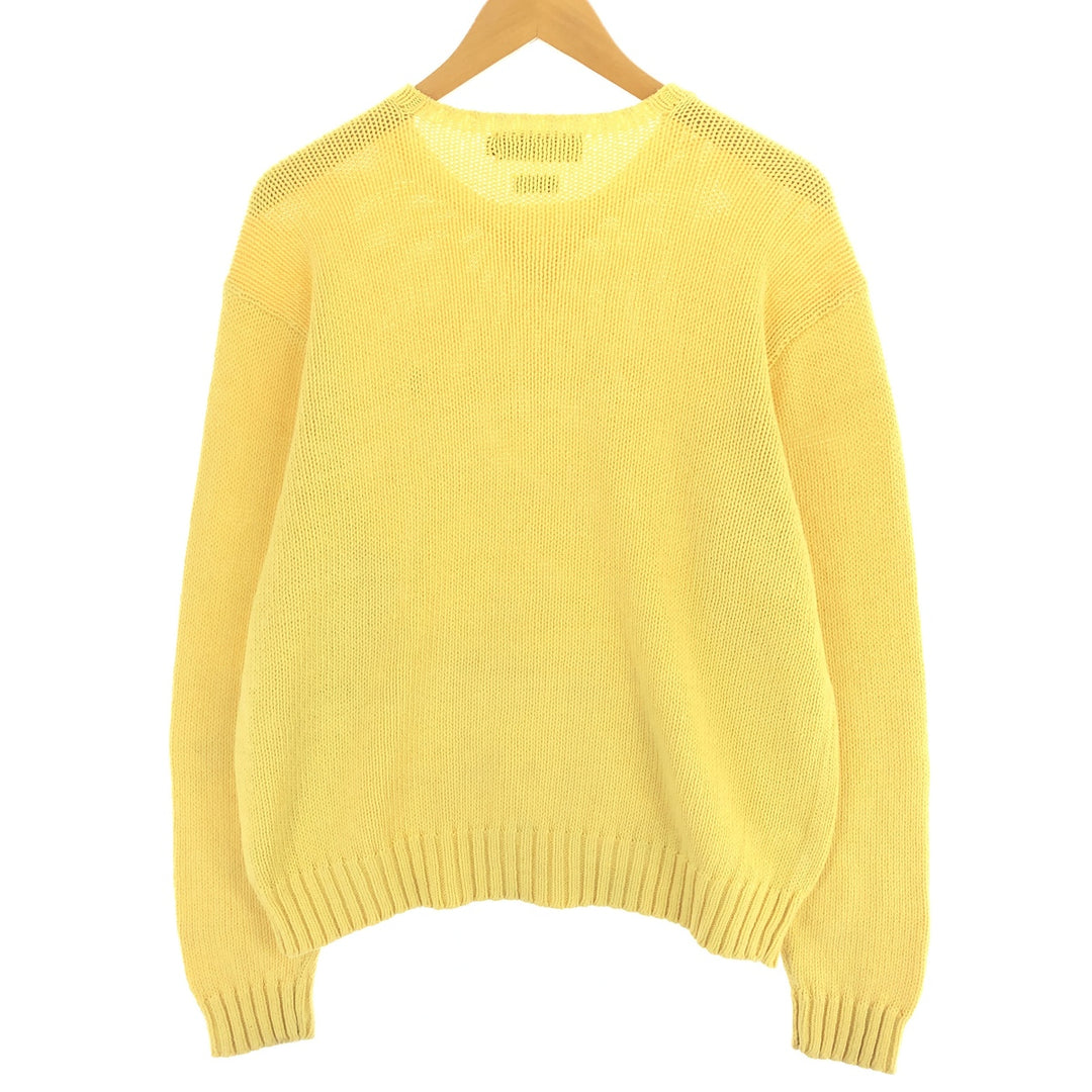 Ralph Lauren POLO by Ralph Lauren Ribbed Linen x Cotton Knit Sweater Men's L size / eaa463959