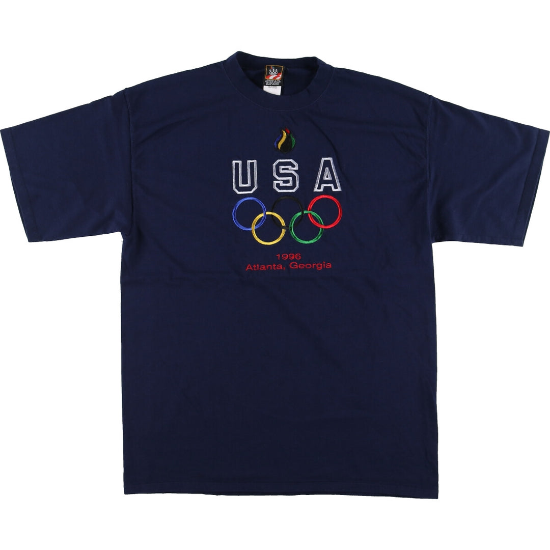 90'S JCPenney Atlanta Olympics 1996 USA Team Sports T-Shirt Made in USA Men's L Vintage /eaa464041