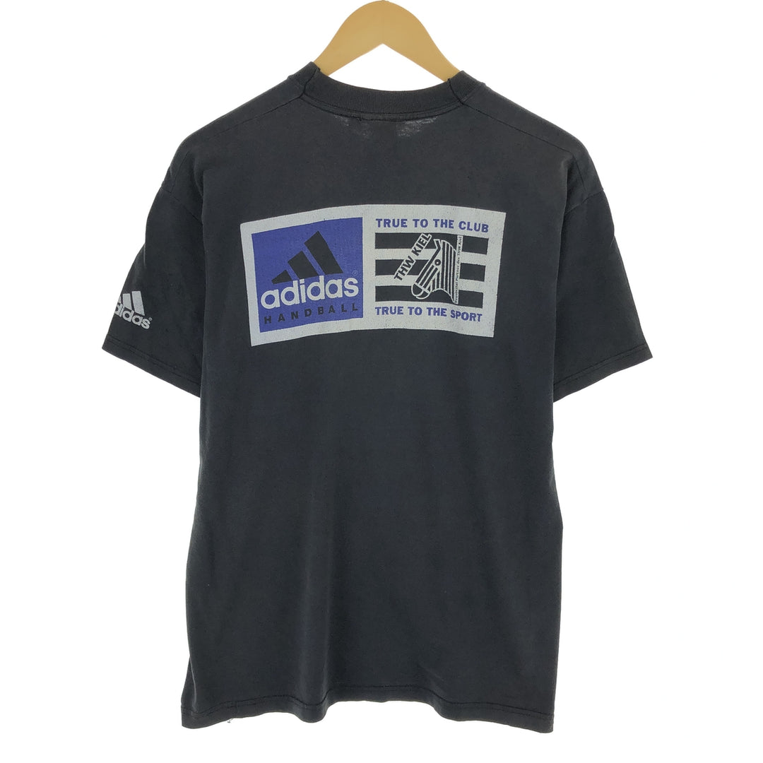 00'S Adidas sports print T-shirt men's S vintage / eaa464048