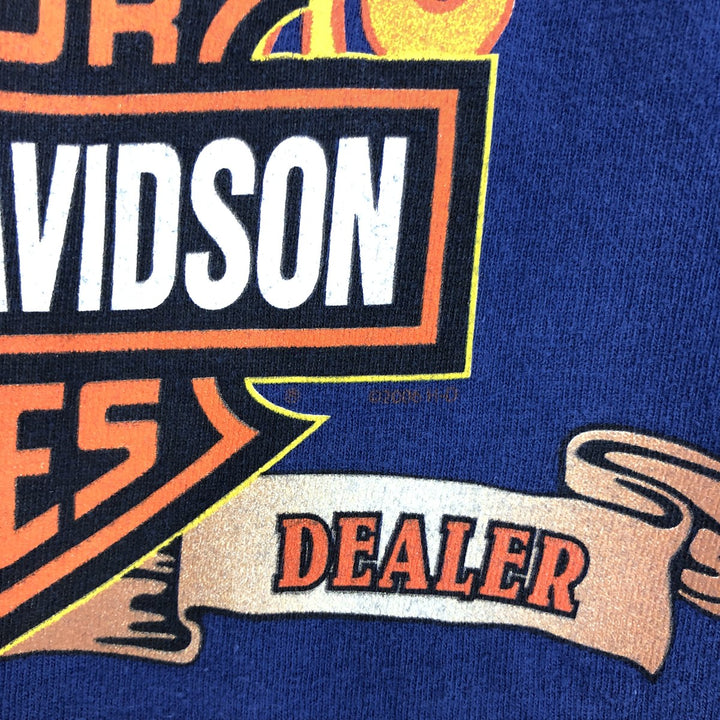 Harley-Davidson Back Print Long Sleeve T-Shirt Made in USA Men's L /eaa464071