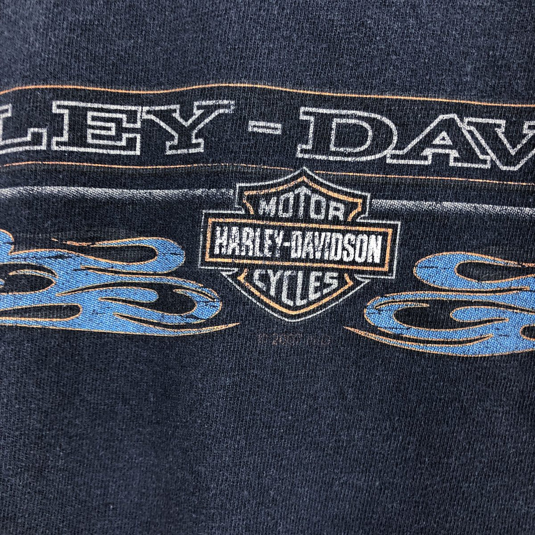 90'S Harley-Davidson Hanes Long Sleeve T-Shirt Made in USA Men's XXL Vintage /eaa464072