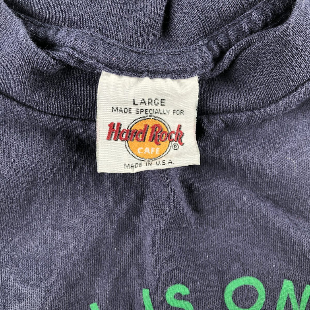 90'S HARD ROCK CAFE NEW ORLEANS Advertising T-shirt Made in USA Men's L Vintage /eaa464150