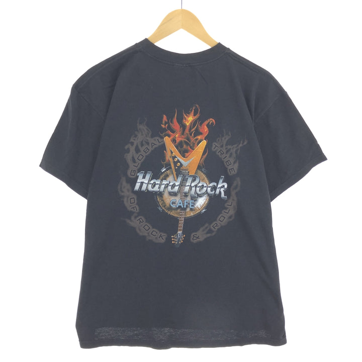 90'S HARD ROCK CAFE ORLANDO Back Print Advertising T-Shirt Made in USA Men's L Vintage /eaa464154