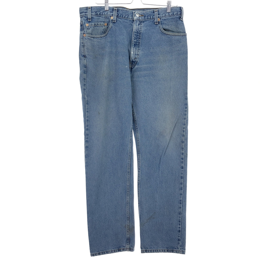 00'S Levi's 505 REGULAR FIT STRAIGHT LEG tapered denim pants for men w36 /eaa464181