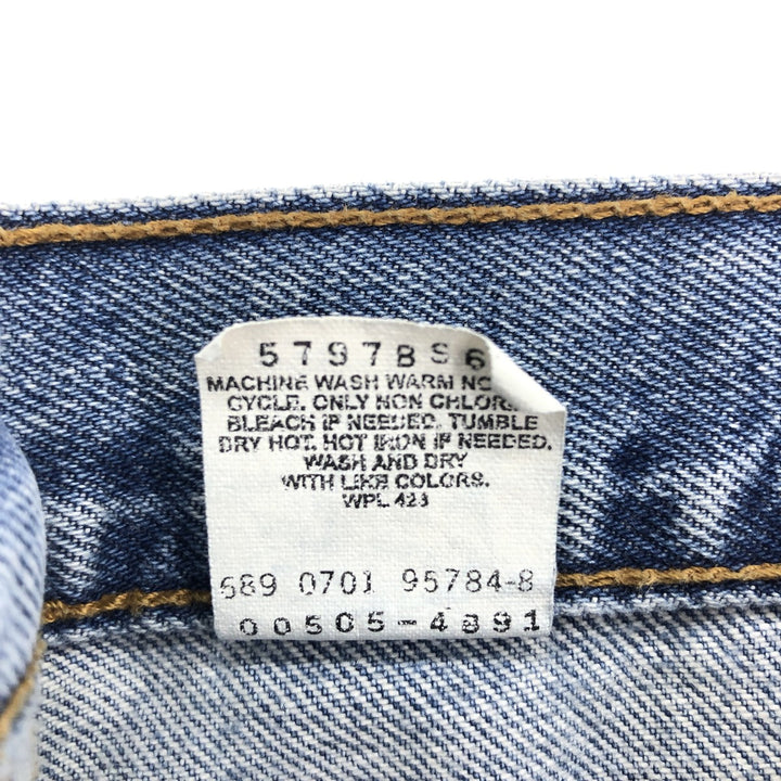 00'S Levi's 505 REGULAR FIT STRAIGHT LEG tapered denim pants for men w36 /eaa464181