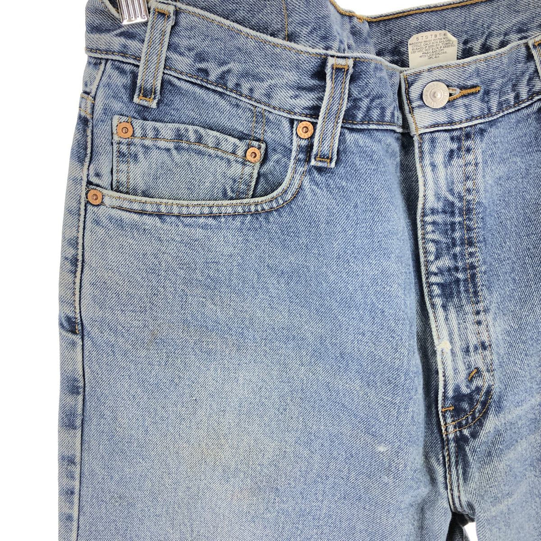 00'S Levi's 505 REGULAR FIT STRAIGHT LEG tapered denim pants for men w36 /eaa464181