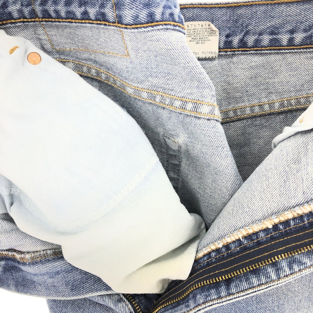 00'S Levi's 505 REGULAR FIT STRAIGHT LEG tapered denim pants for men w36 /eaa464181