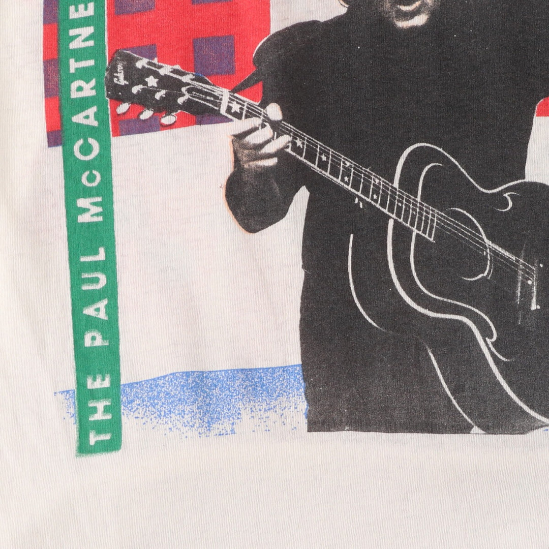 80'S PAUL McCARTNEY Band T-shirt, Women's L size, Vintage / eaa464190