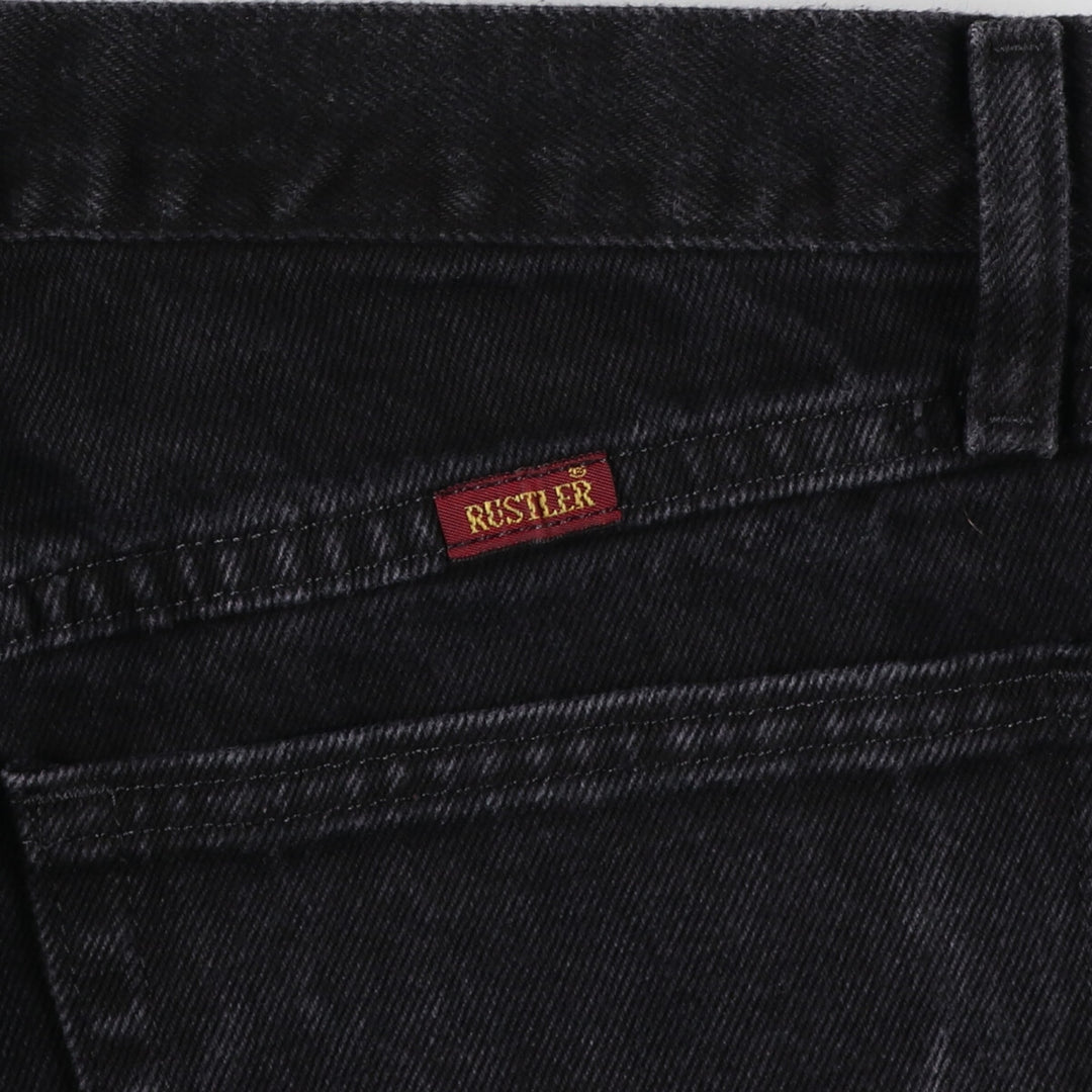 RUSTLER Black Denim Straight Denim Pants Men's W32 equivalent / eaa464200