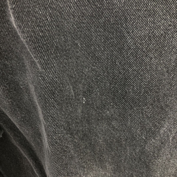 Wrangler RELAXED FIT Black Denim Straight Denim Pants Men's w36 cotton black type Vintage Second Hand