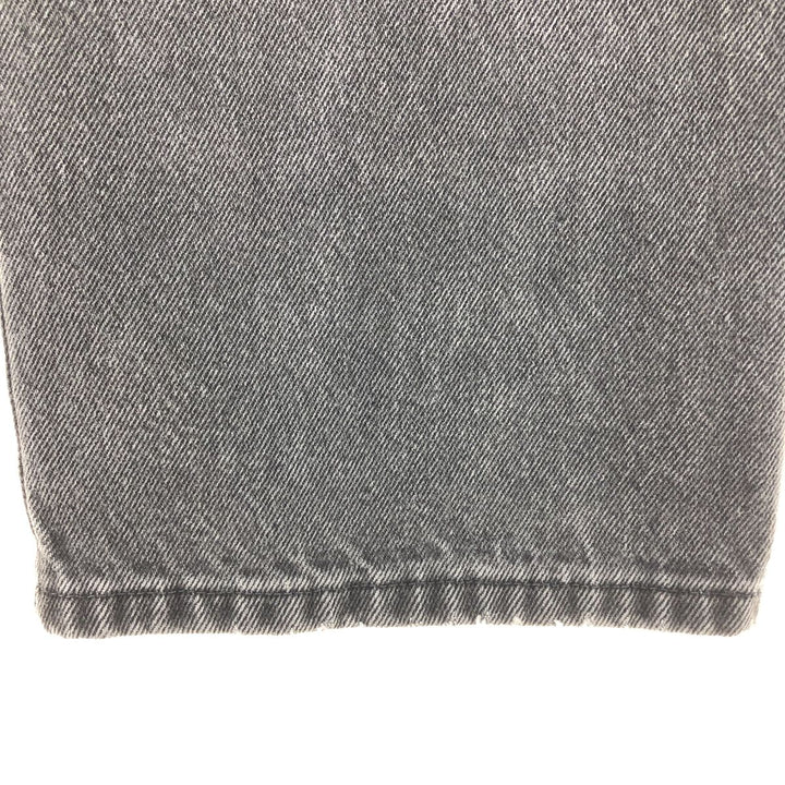 Wrangler RELAXED FIT Black Denim Straight Denim Pants Men's w36 cotton black type Vintage Second Hand