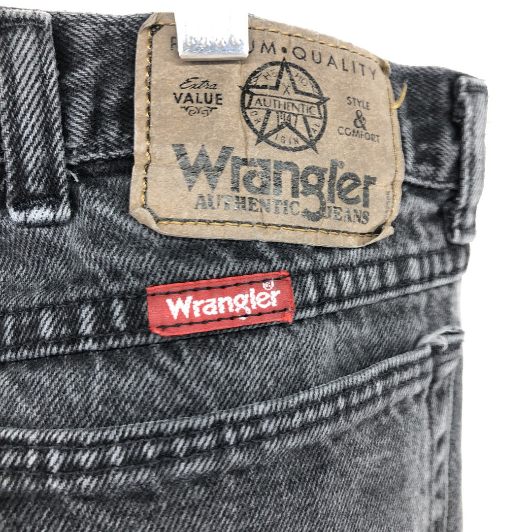 90'S Wrangler Black Denim Straight Denim Pants Men's W35 Vintage /eaa464215