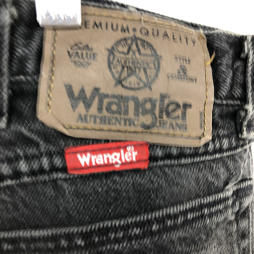 90'S Wrangler Black Denim Straight Denim Pants Men's W34 Vintage /eaa464216