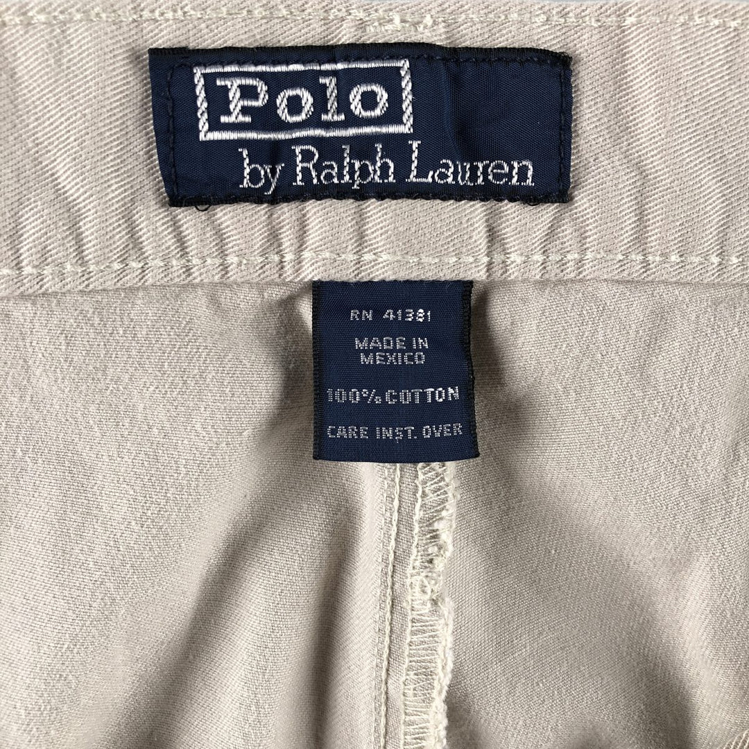 90'S Ralph Lauren POLO by Ralph Lauren Two-pleat Chino Pants Men's W36 Vintage / eaa464217