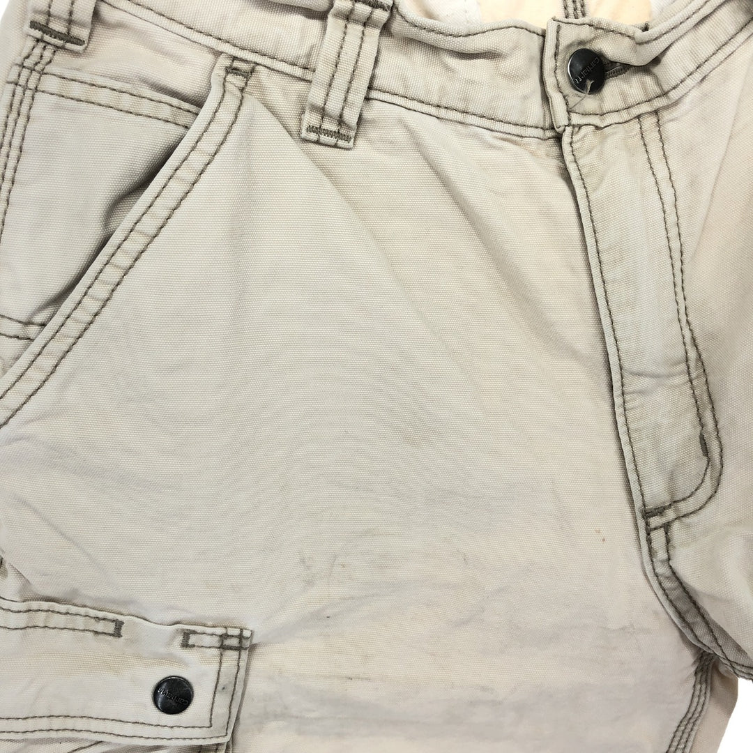 Carhartt Relaxed Fit Cargo Shorts, Men's, W32 cotton Beige type Vintage Second Hand