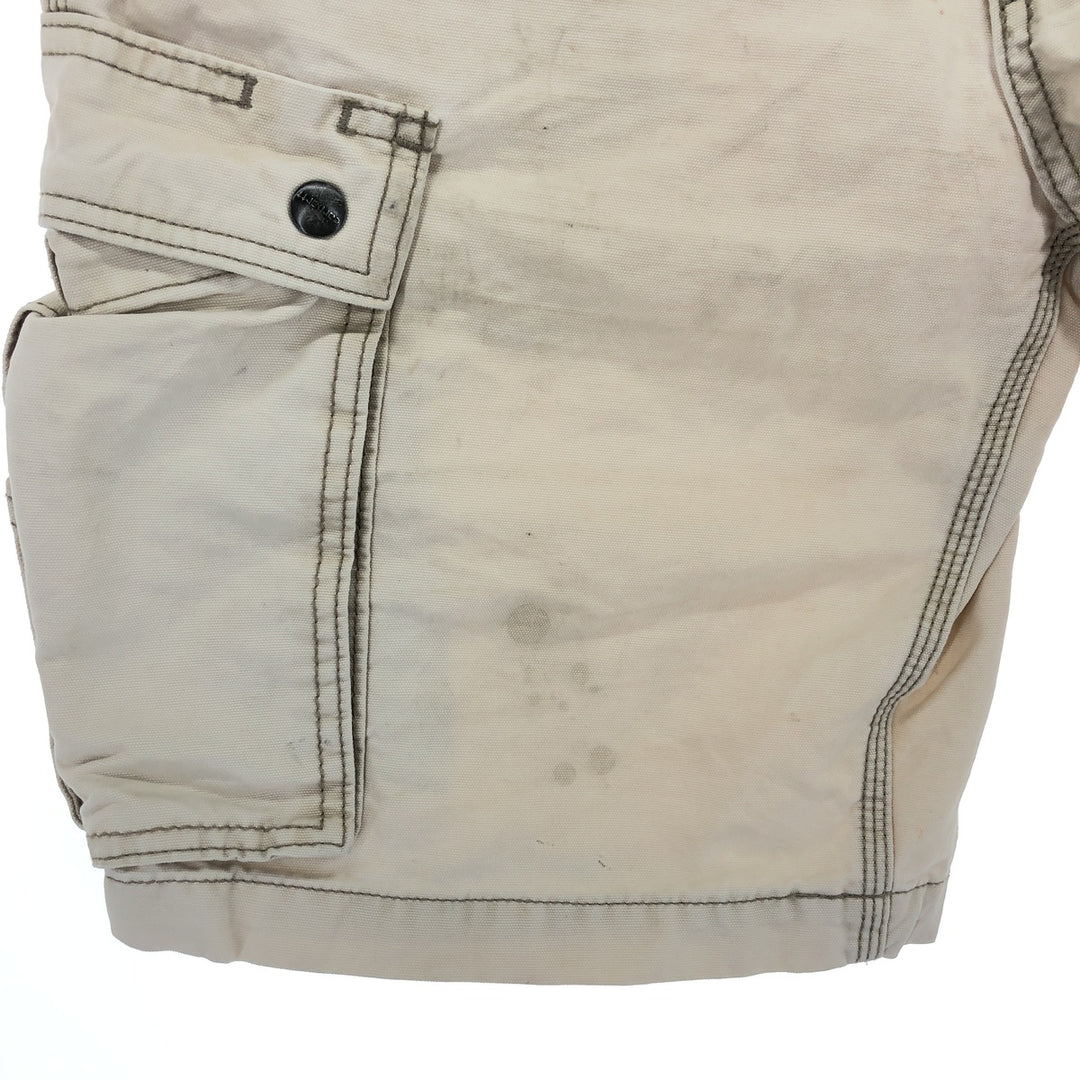 Carhartt Relaxed Fit Cargo Shorts, Men's, W32 cotton Beige type Vintage Second Hand