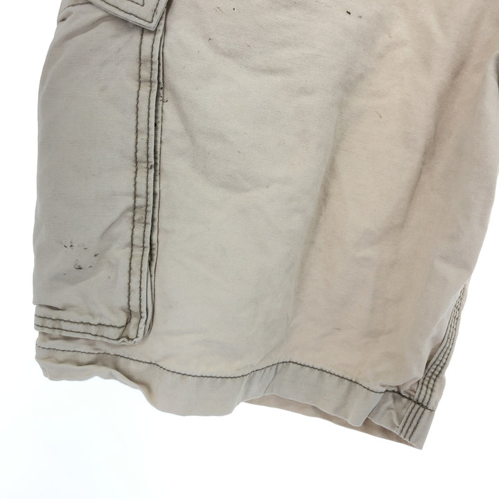 Carhartt Relaxed Fit Cargo Shorts, Men's, W32 cotton Beige type Vintage Second Hand