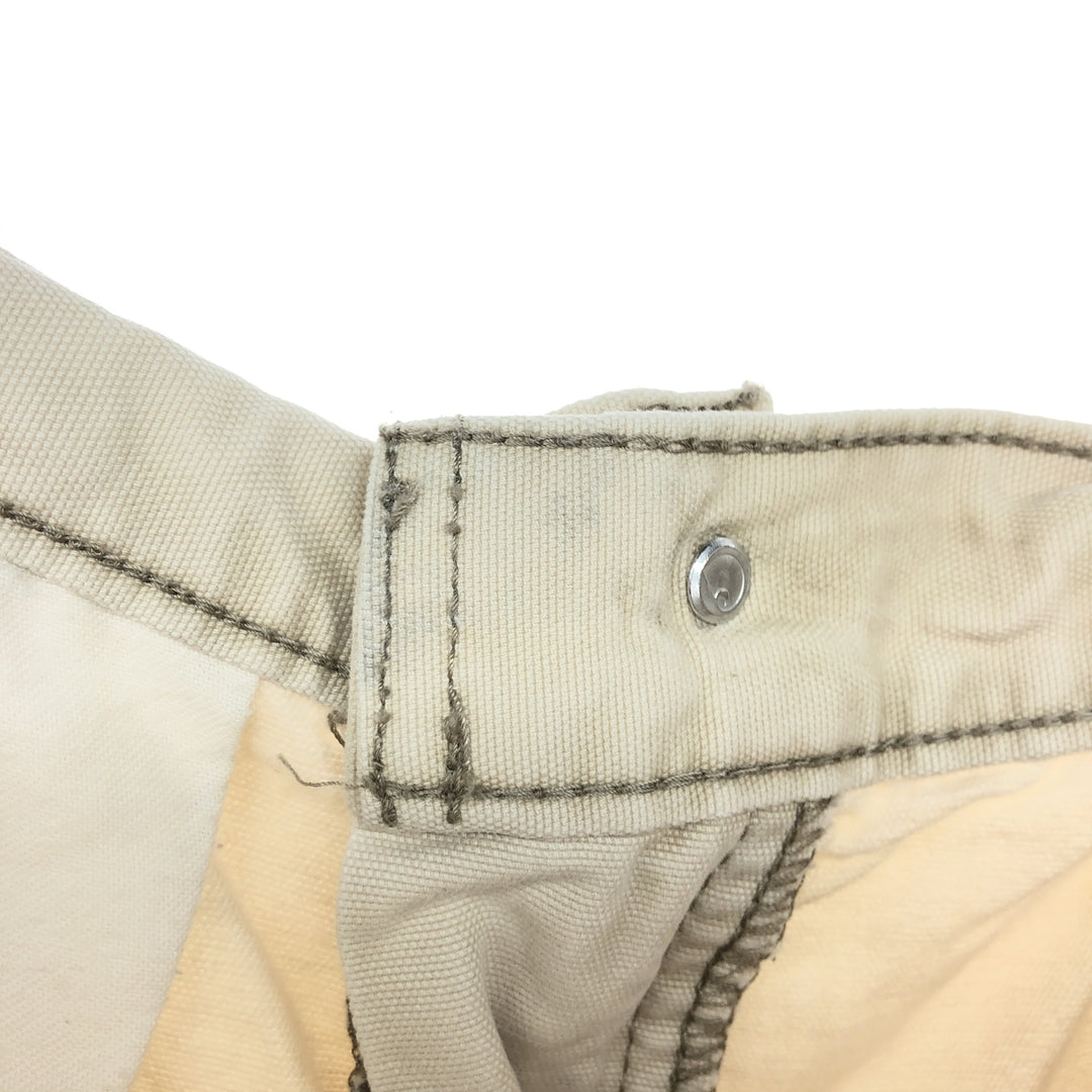 Carhartt Relaxed Fit Cargo Shorts, Men's, W32 cotton Beige type Vintage Second Hand