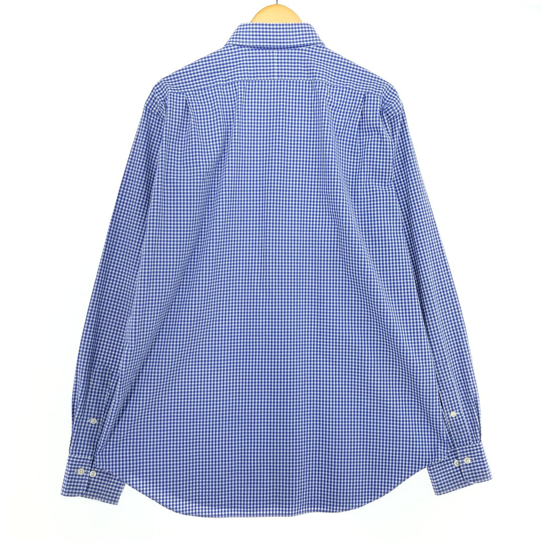 Ralph Lauren Gingham Check Long Sleeve Cotton Check Shirt Men's L /eaa464305