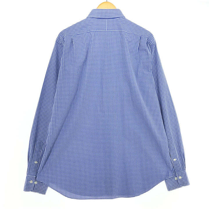 Ralph Lauren Gingham Check Long Sleeve Cotton Check Shirt Men's L /eaa464305
