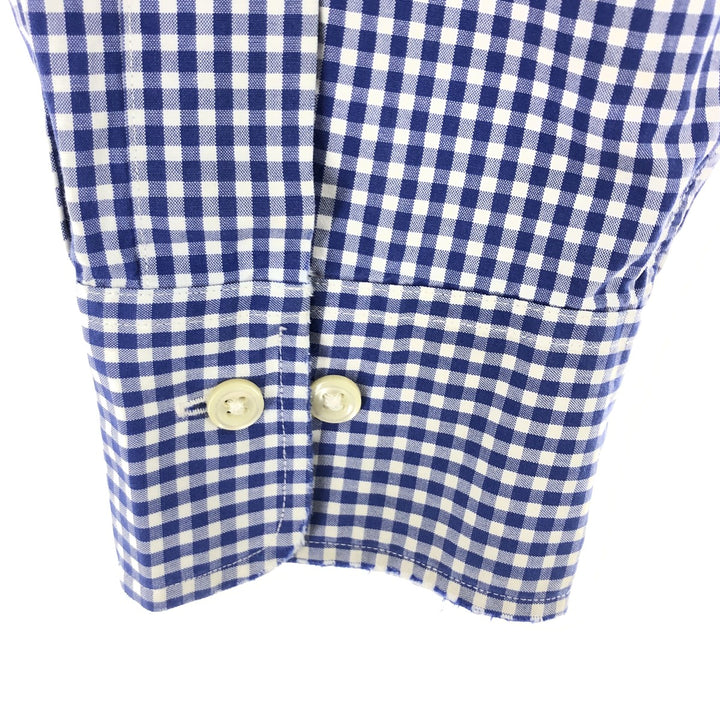 Ralph Lauren Gingham Check Long Sleeve Cotton Check Shirt Men's L /eaa464305
