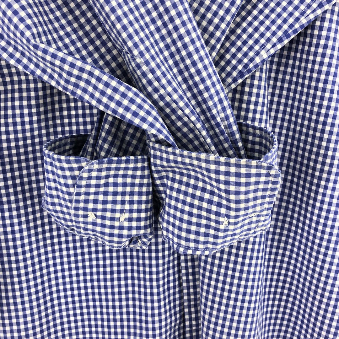 Ralph Lauren Gingham Check Long Sleeve Cotton Check Shirt Men's L /eaa464305