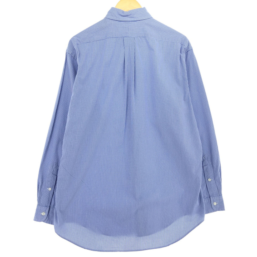 Ralph Lauren Gingham Check Long Sleeve Button-Down Check Shirt Men's XL /eaa464307