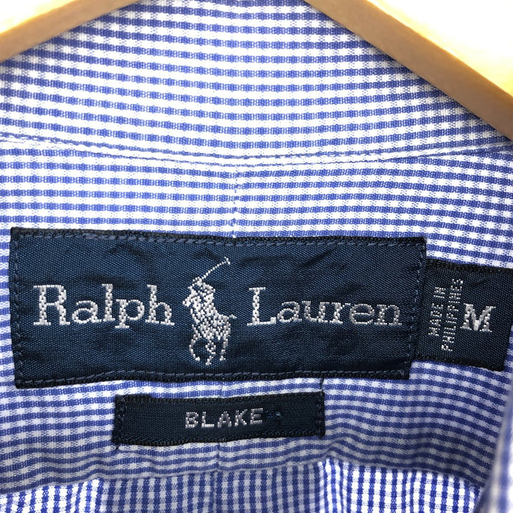 Ralph Lauren Gingham Check Long Sleeve Button-Down Check Shirt Men's XL /eaa464307