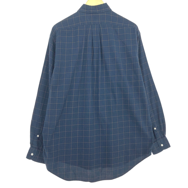 Ralph Lauren BLAKE long sleeve button down check shirt men's M /eaa464308