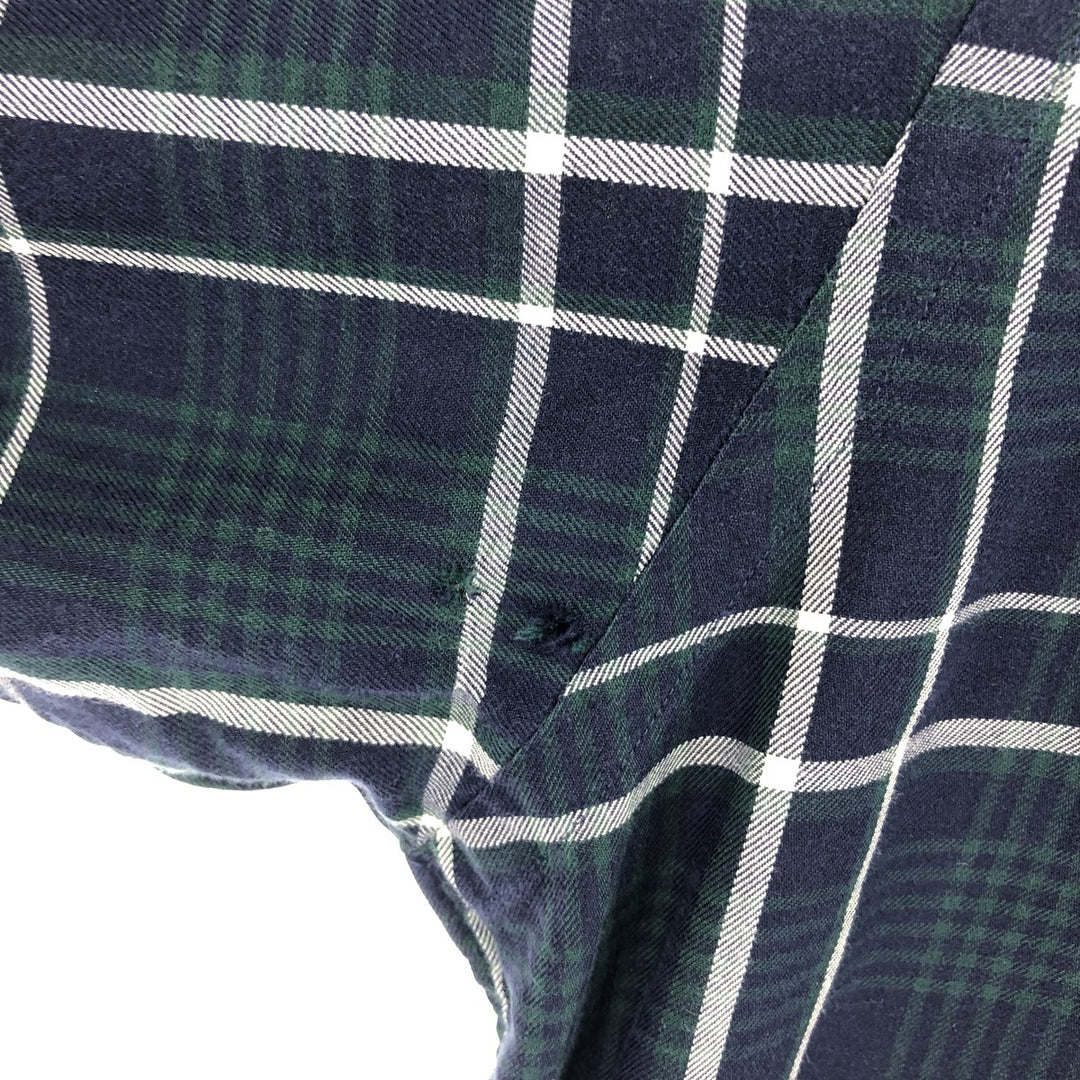 Ralph Lauren POLO by Ralph Lauren MARLOWE Wide Collar Long Sleeve Cotton Check Shirt Men's M /eaa464310