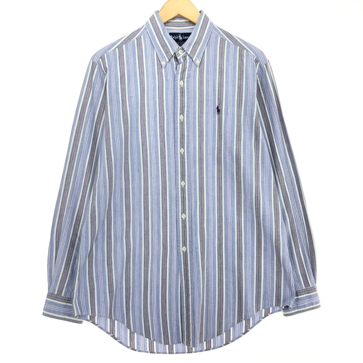 Ralph Lauren Long Sleeve Button Down Striped Shirt Men's M /eaa464313