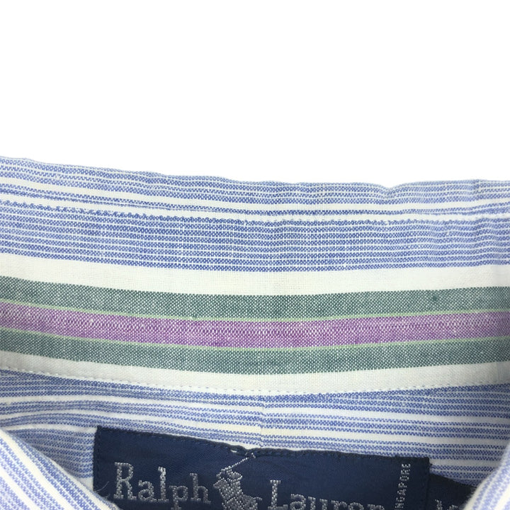 Ralph Lauren Long Sleeve Button Down Striped Shirt Men's M /eaa464313