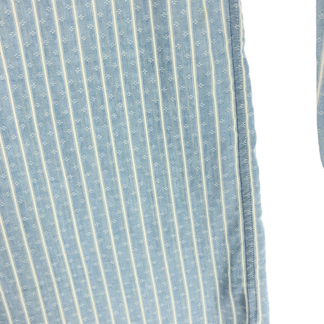 Ralph Lauren POLO by Ralph Lauren Wide collar long sleeve striped shirt Men's L /eaa464318