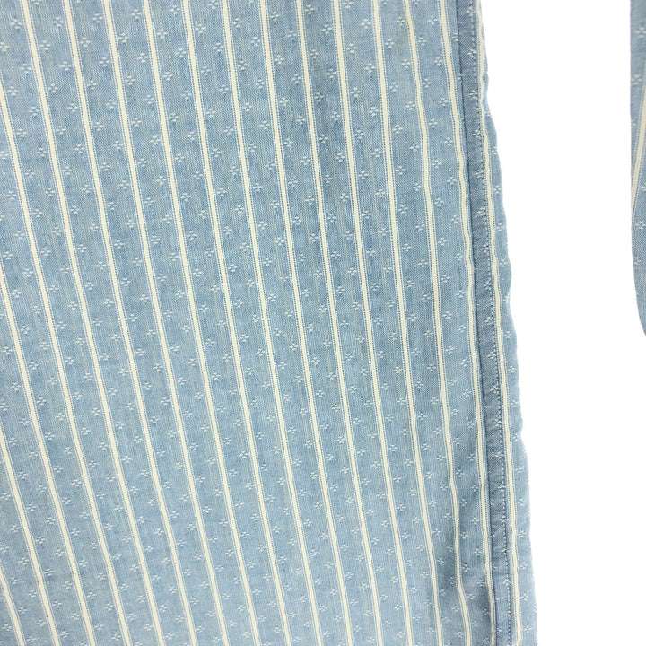 Ralph Lauren POLO by Ralph Lauren Wide collar long sleeve striped shirt Men's L /eaa464318