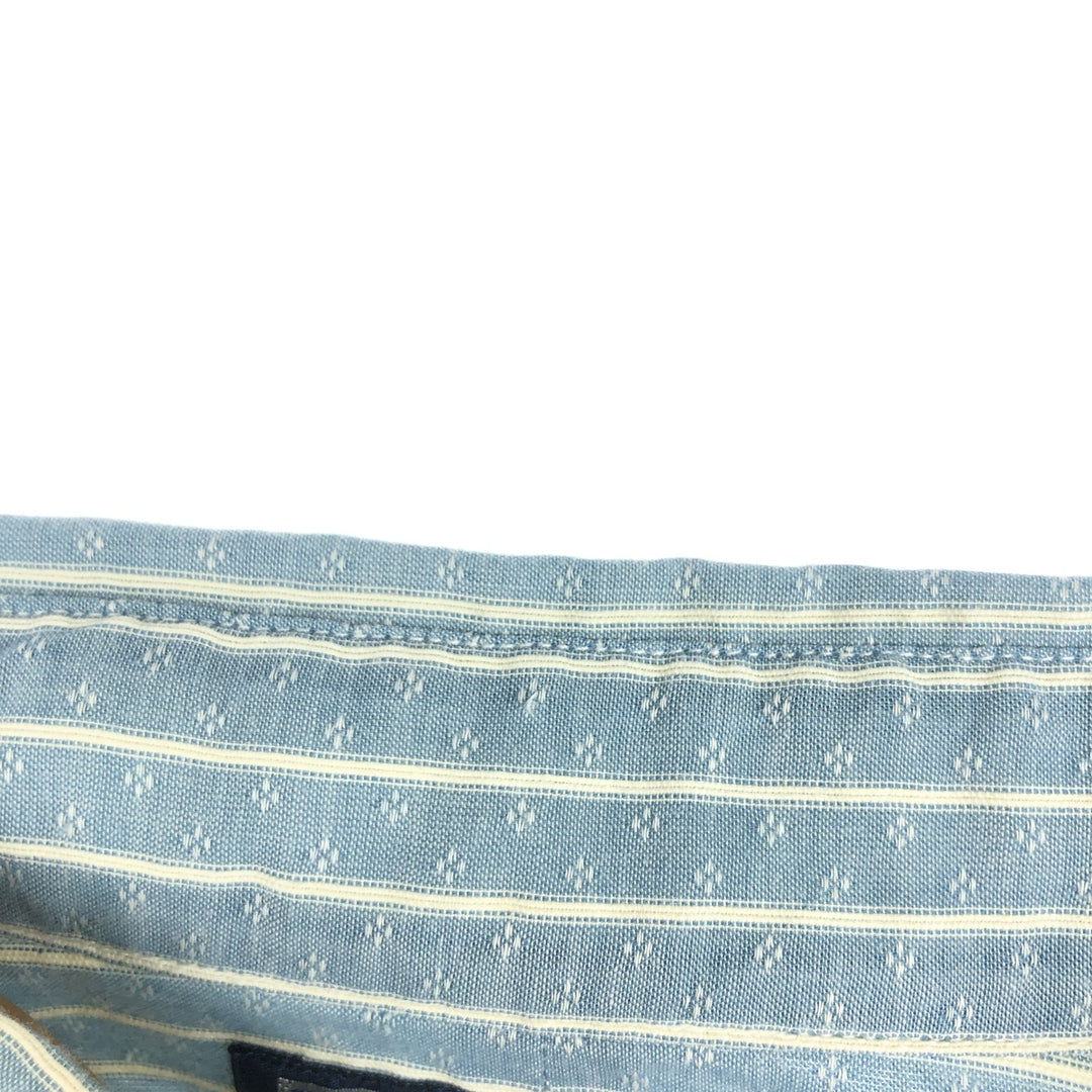 Ralph Lauren POLO by Ralph Lauren Wide collar long sleeve striped shirt Men's L /eaa464318