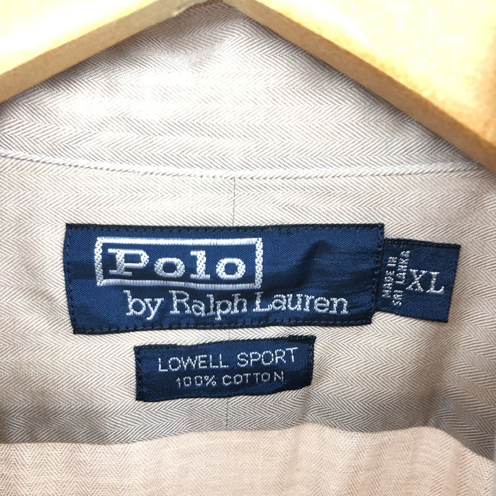 Ralph Lauren POLO by Ralph Lauren LOWELL SPORT long sleeve cotton shirt, men's XL /eaa464324