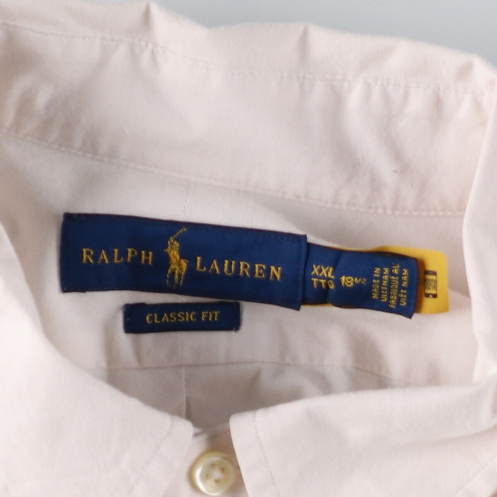 Ralph Lauren Classic Fit Long Sleeve Button Down Shirt Men's XXL / eaa464332