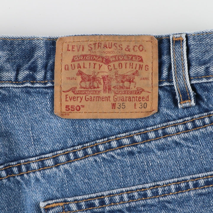 00'S Levi's 550 Relaxed Fit Tapered Denim Pants Men's W35 equivalent / eaa464343