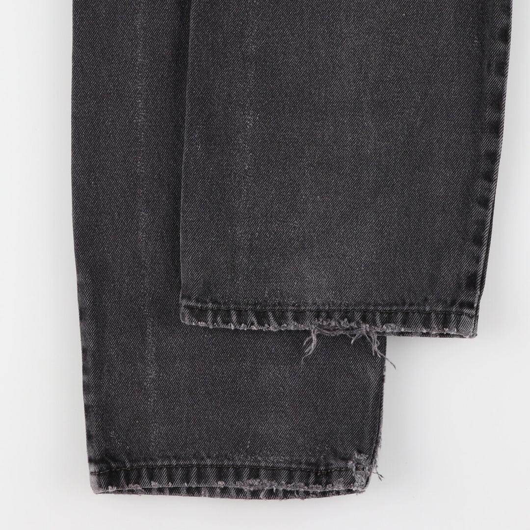 Levi's 550 Relaxed Fit Black Denim Tapered Denim Pants Men's W33 equivalent / eaa464345